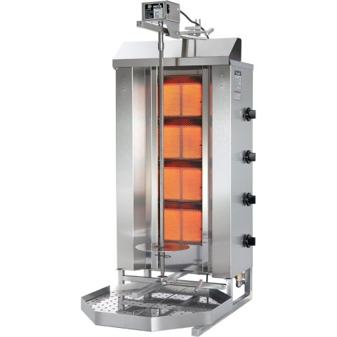 Gyros, kebab gazowy, GD 4-S, P 14 kW, G 30