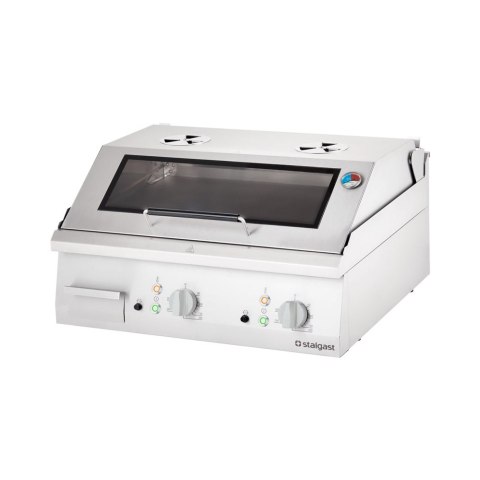 Płyta grillowa elektryczna, gładka, z pokrywą, 8.1 kW Płyta grillowa elektryczna, gładka, z pokrywą, 8.1 kW