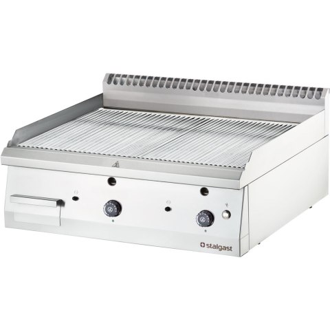 Płyta grillowa nastawna, chromowana, ryflowana, gazowa, 800x700, 13.0 kW, G30/37 mbar Płyta grillowa nastawna, chromowana, ryflowana, gazowa, 800x700, 13.0 kW, G30/37 mbar